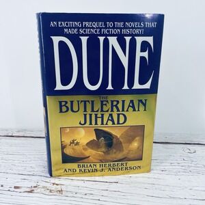 Dune The Butlerian Jihad Signed 1st Edition TOR Hardcover Book With Dust Cover